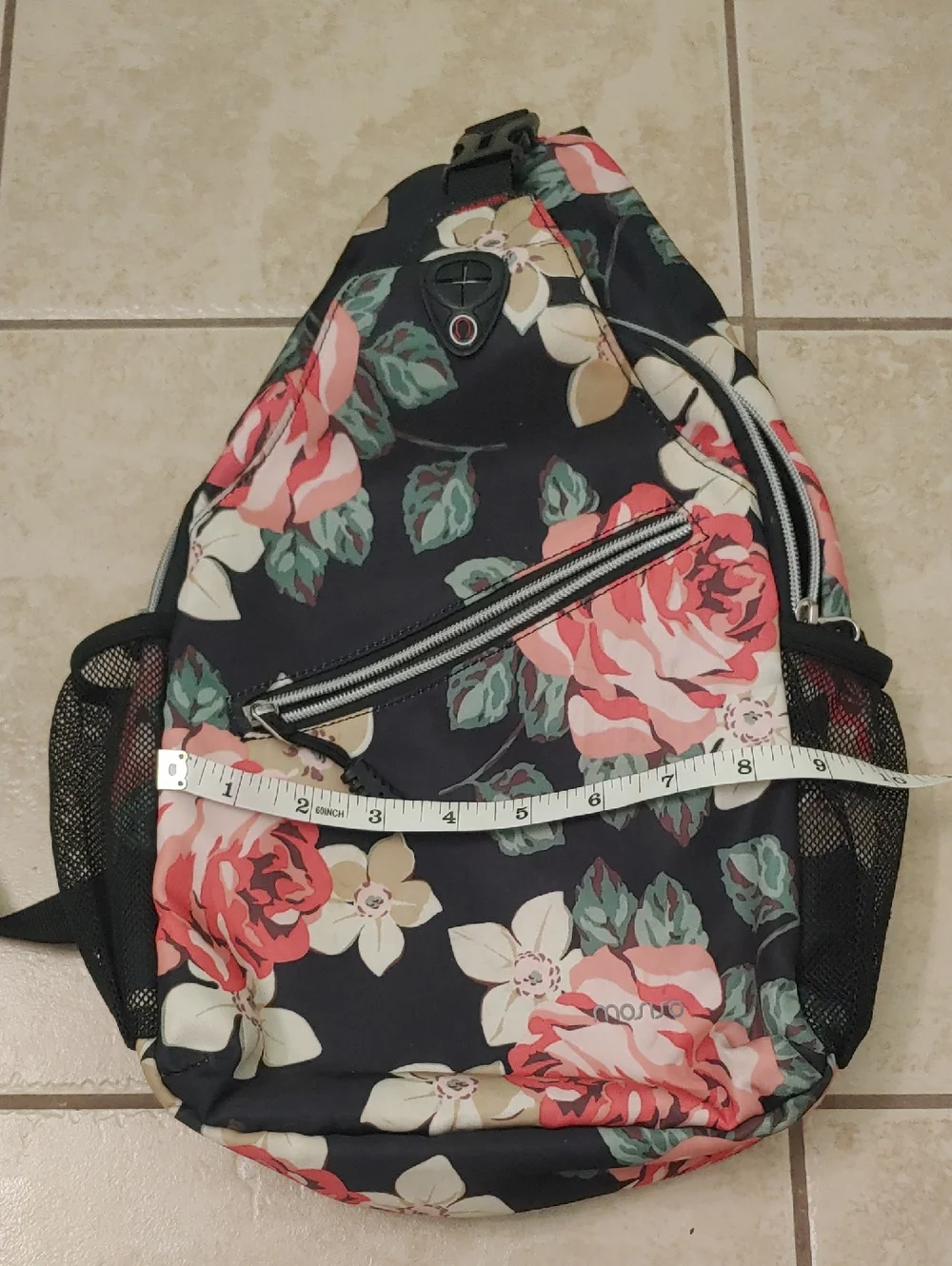 Mosiso Floral Sling Backpack